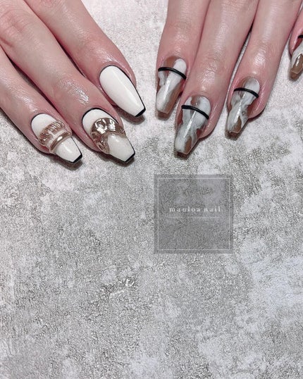 #ネイル,#ニュアンスネイル,#アートネイル,#ゼブラネイル,#ミラーアートネイル,#アニマルネイル,#春ネイル,#囲みネイル,#オータムネイル,#ジュエリーネイル,#ミラーネイル,#手書きアートネイル,#スタッズネイル,#ブラウンネイル,#冬ネイル,#天王寺ネイル,#リングネイルのネイルデザイン