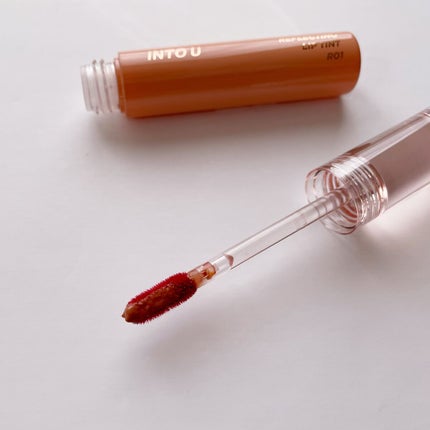 ウォーターリフレクティングリップティント/INTO U/リップティントを使ったクチコミ(4枚目)