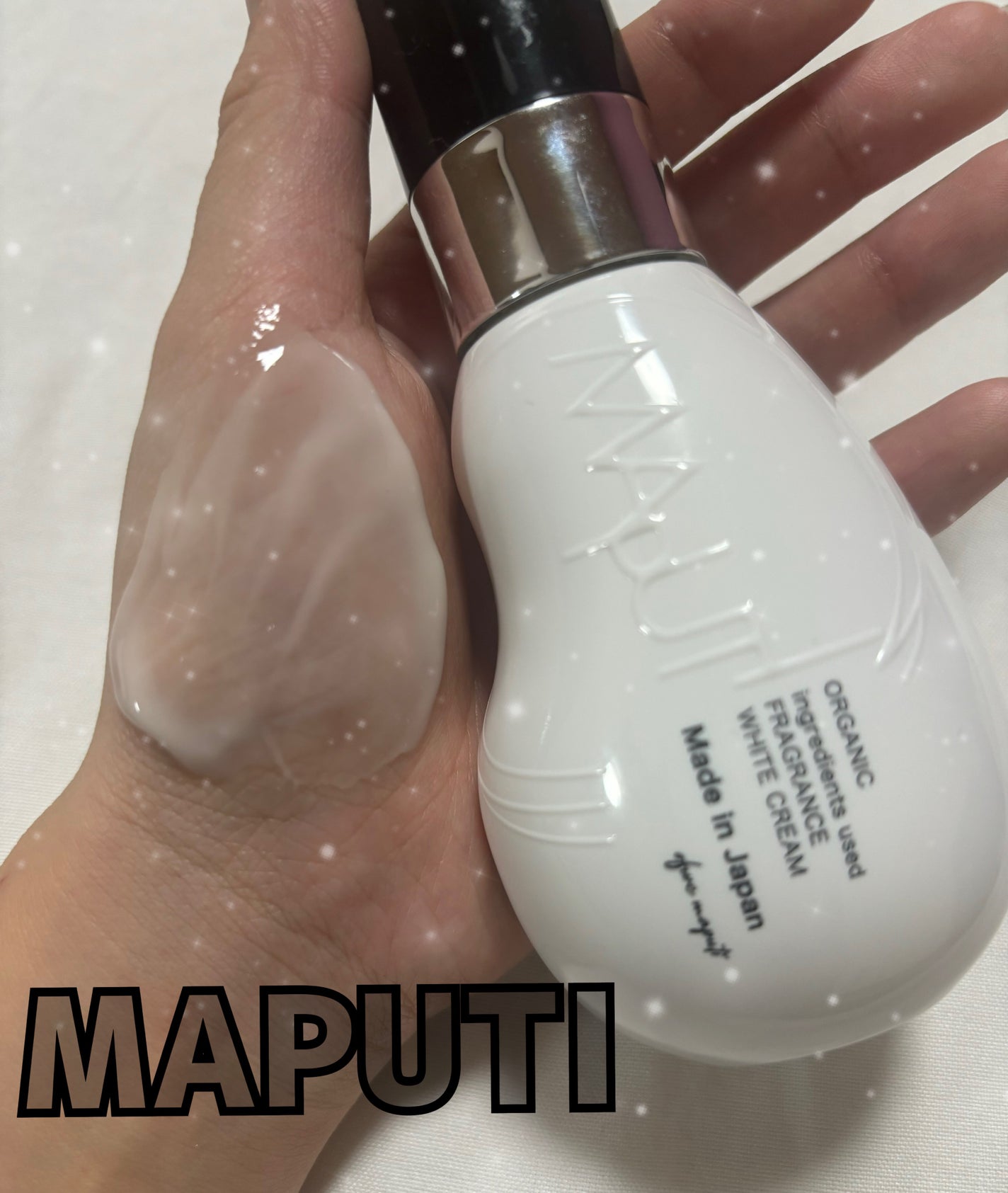 オーガニックフレグランスホワイトクリーム/MAPUTI/デリケートゾーンケアを使ったクチコミ(1枚目)