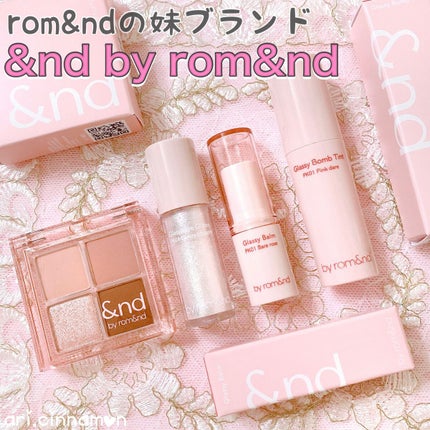 アンドバイロムアンド グラッシーボムティント/&nd by rom&nd/リップティントを使ったクチコミ(1枚目)