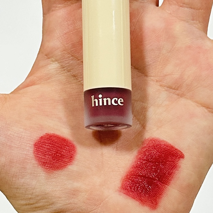 スリムフィットリキッドベルベット LV007 カム・クローサー/hince/口紅を使ったクチコミ（2枚目）