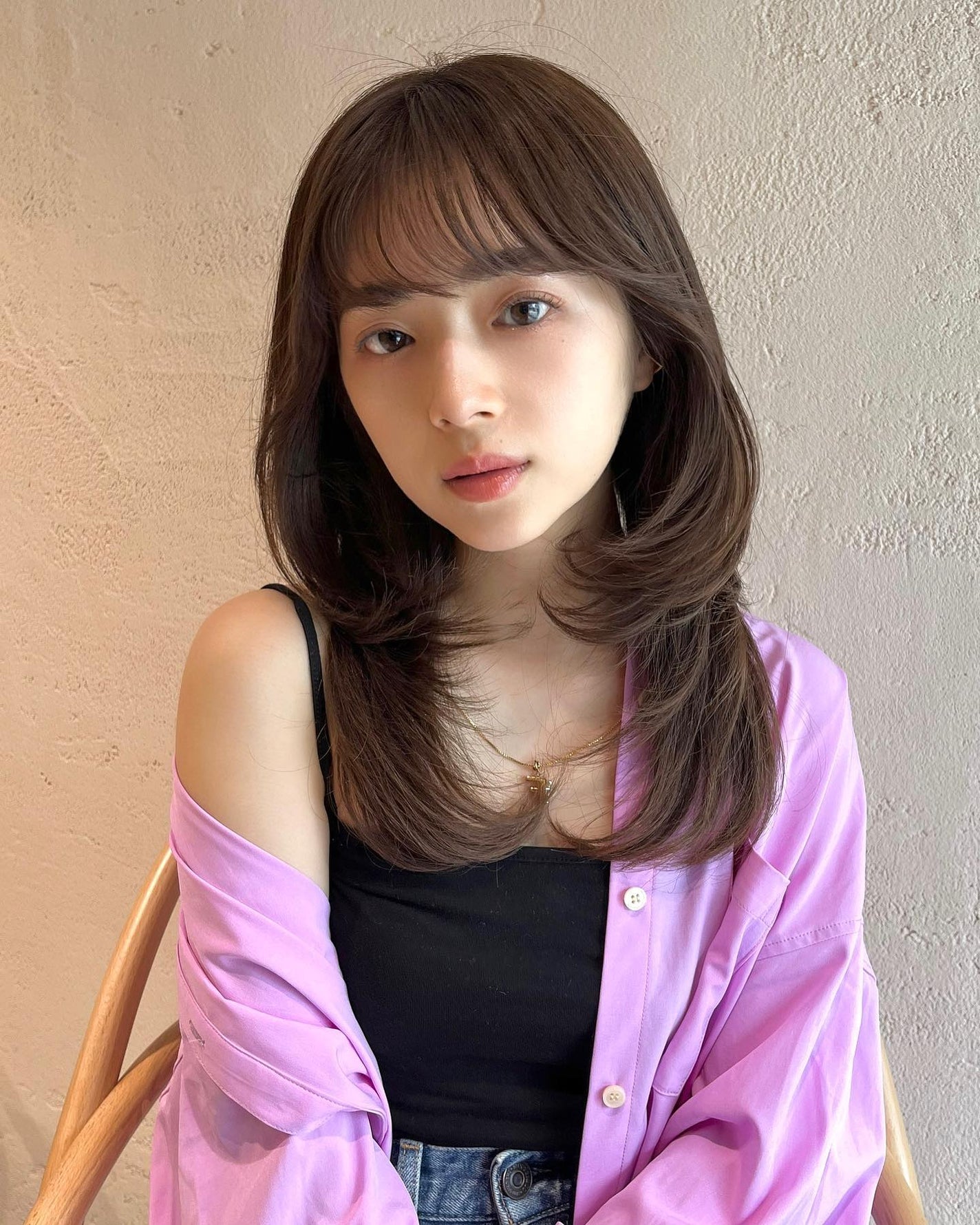 HARUNA on LIPS 「.大人なナチュラルヘア✨.韓国っぽく🌟ワンカールでやりすぎない..」(4枚目)