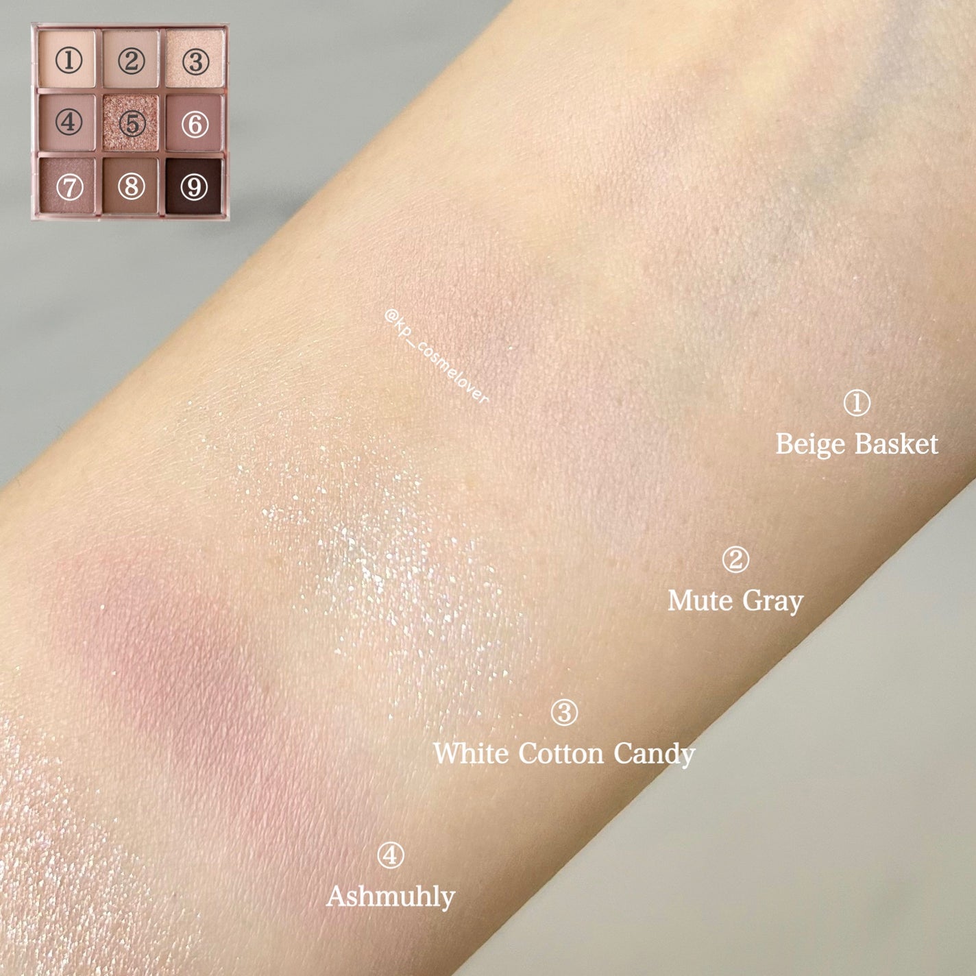 KEYBO FALL IN LOVE SHADOW PALETTE/keybo/アイシャドウパレットを使ったクチコミ(4枚目)