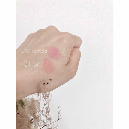 UR GLAM DAILY CHEEK BLUSH/U R GLAM/パウダーチークを使ったクチコミ(2枚目)