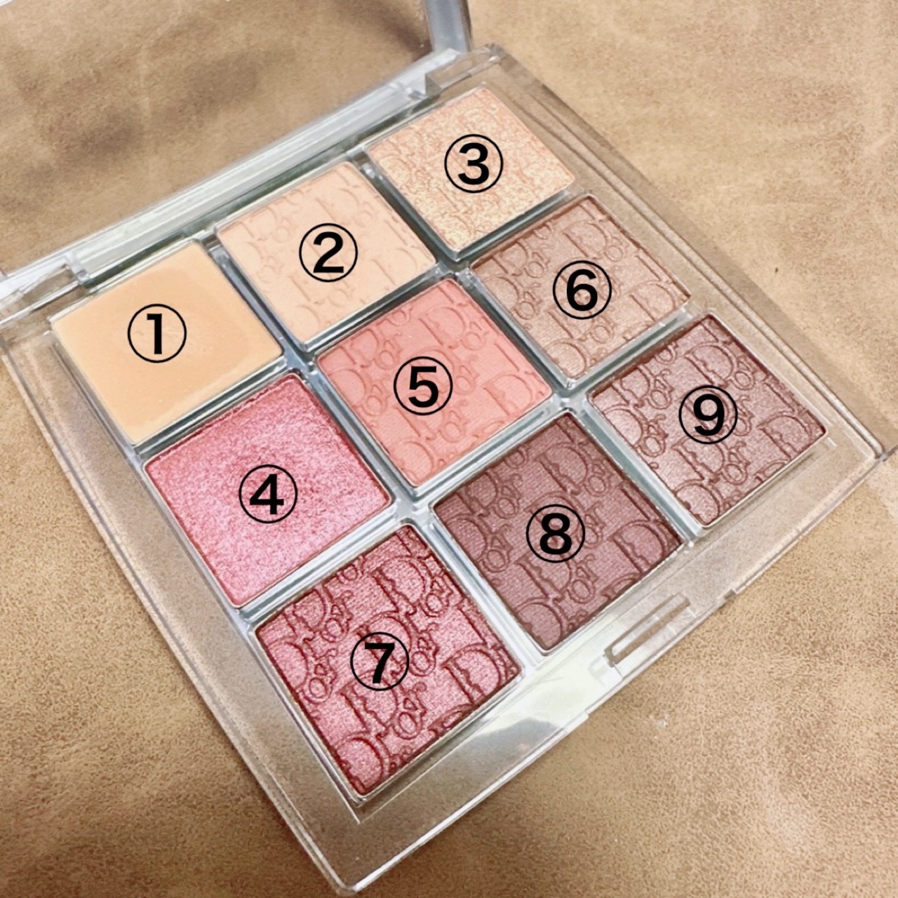 ディオール バックステージ アイ パレット 004 ローズウッド/Dior/アイシャドウパレットを使ったクチコミ（2枚目）