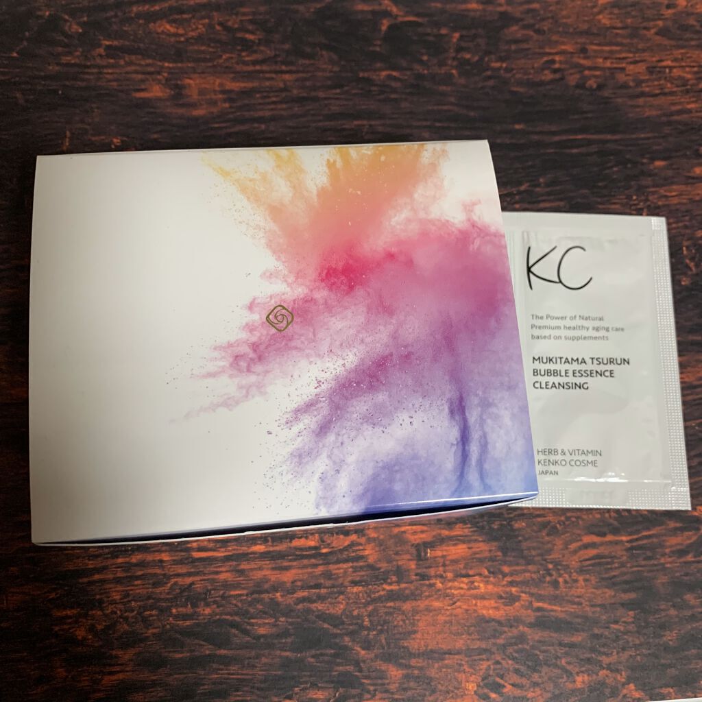 KC むきタマつるん 発泡美容液クレンジング/ハーブ健康本舗/クレンジングジェルを使ったクチコミ（1枚目）