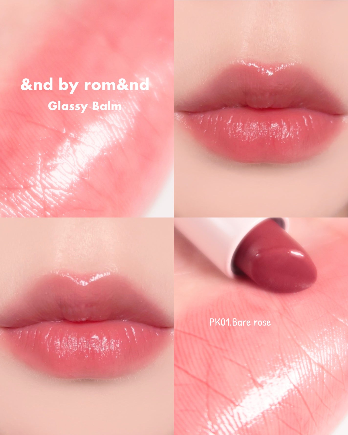アンドバイロムアンド グラッシーバーム/&nd by rom&nd/口紅を使ったクチコミ(5枚目)