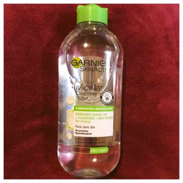 ミセルクレンジングウォーター/GARNIER SKIN NATURALS (海外)/クレンジングウォーターを使ったクチコミ（1枚目）