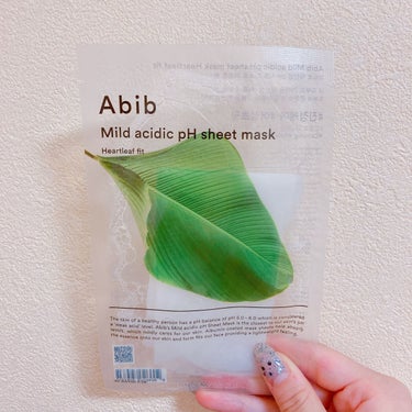 弱酸性pHシートマスク ドクダミフィット/Abib /シートマスク・パックを使ったクチコミ（1枚目）