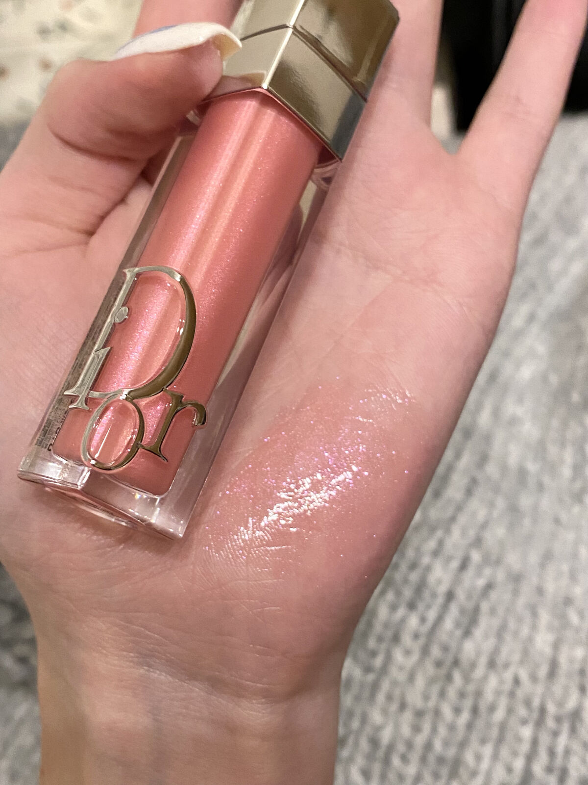 【旧】ディオール アディクト リップ マキシマイザー 010　ホロ ピンク/Dior/リップグロスを使ったクチコミ（2枚目）