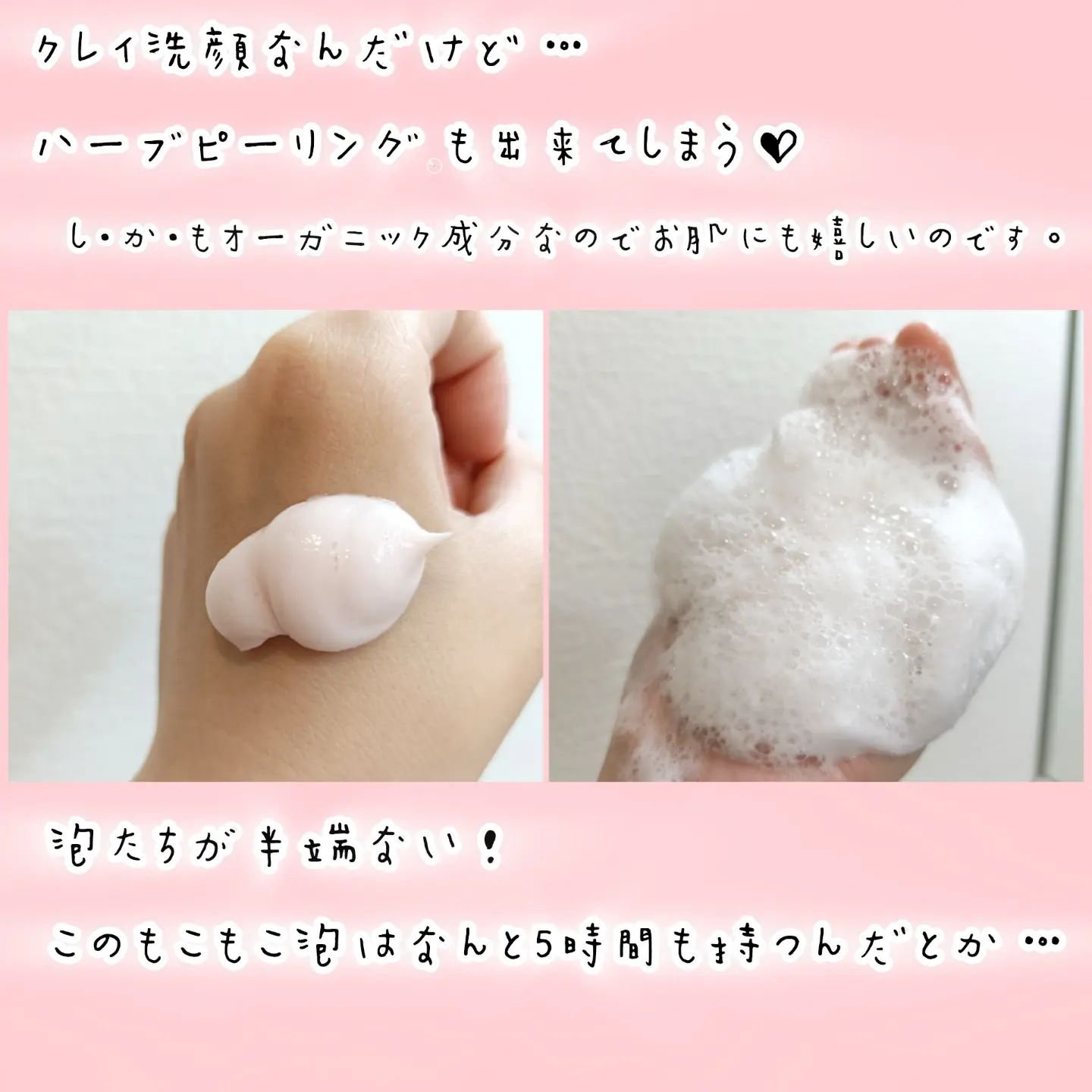 Clay Facial Care Boost Facial Wash/aoe organic cosmetics/洗顔フォームを使ったクチコミ（2枚目）