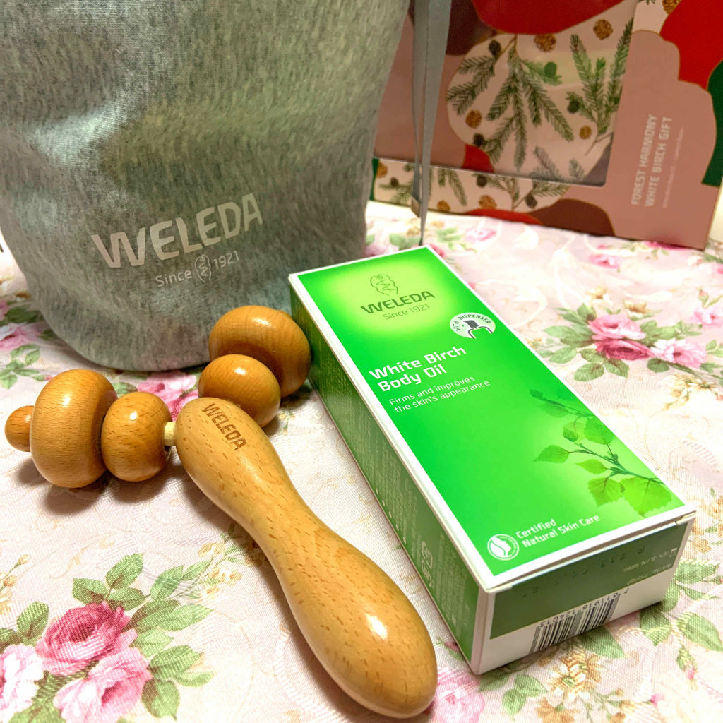 ひよこのクチコミ「ヴェレダ 
フォレストハーモニー　ホワイトバーチギフト

クリスマスコフレのコロコロ付き★
ヴ.....」（1枚目）