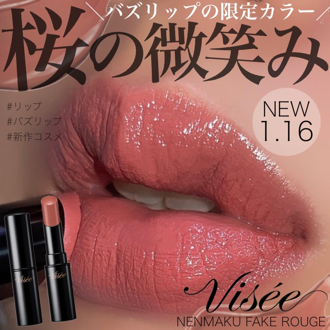ネンマクフェイク ルージュ/Visée/口紅を使ったクチコミ(1枚目)