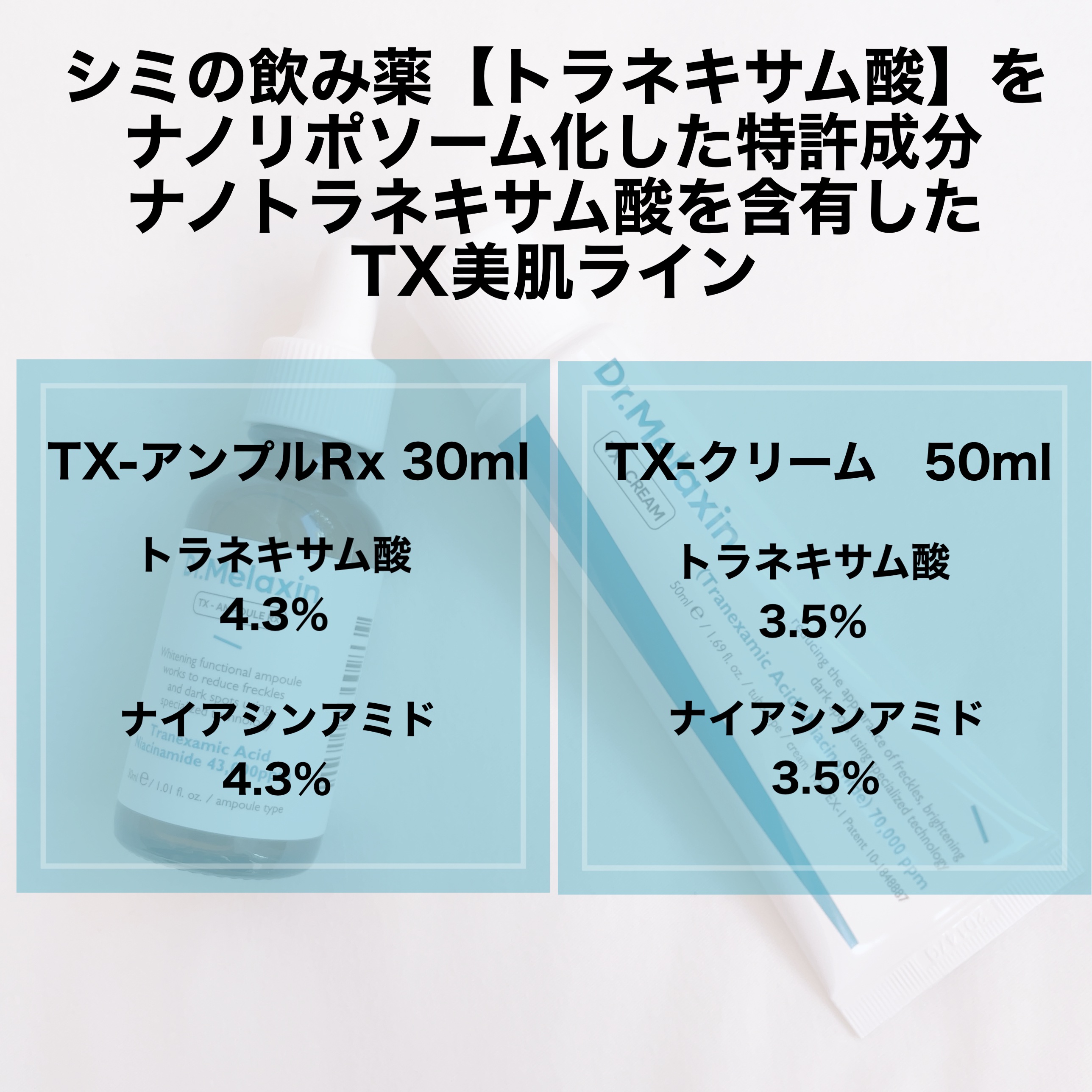 TX - AMPOULE Rx/Dr.Melaxin/美容液を使ったクチコミ（2枚目）
