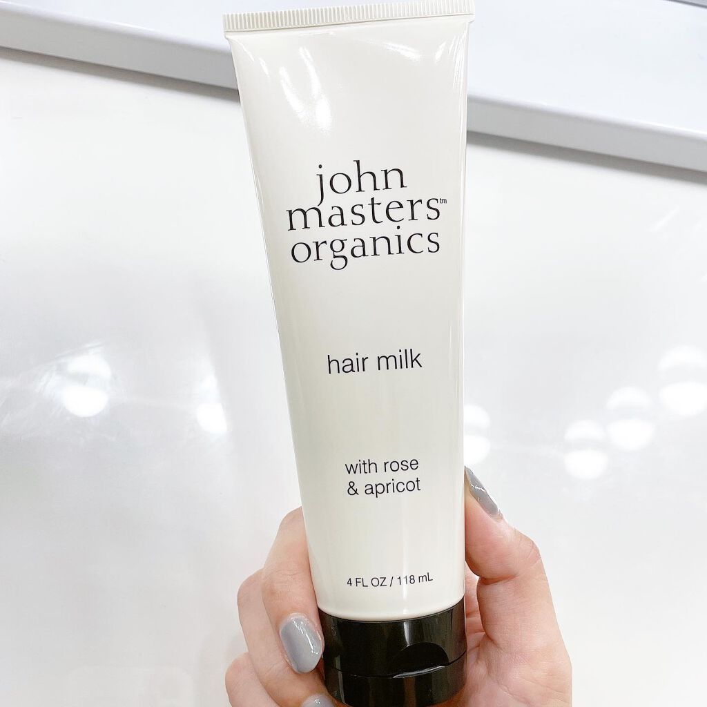 R&Aヘアミルク N(ローズ&アプリコット)/john masters organics/ヘアミルクを使ったクチコミ(2枚目)