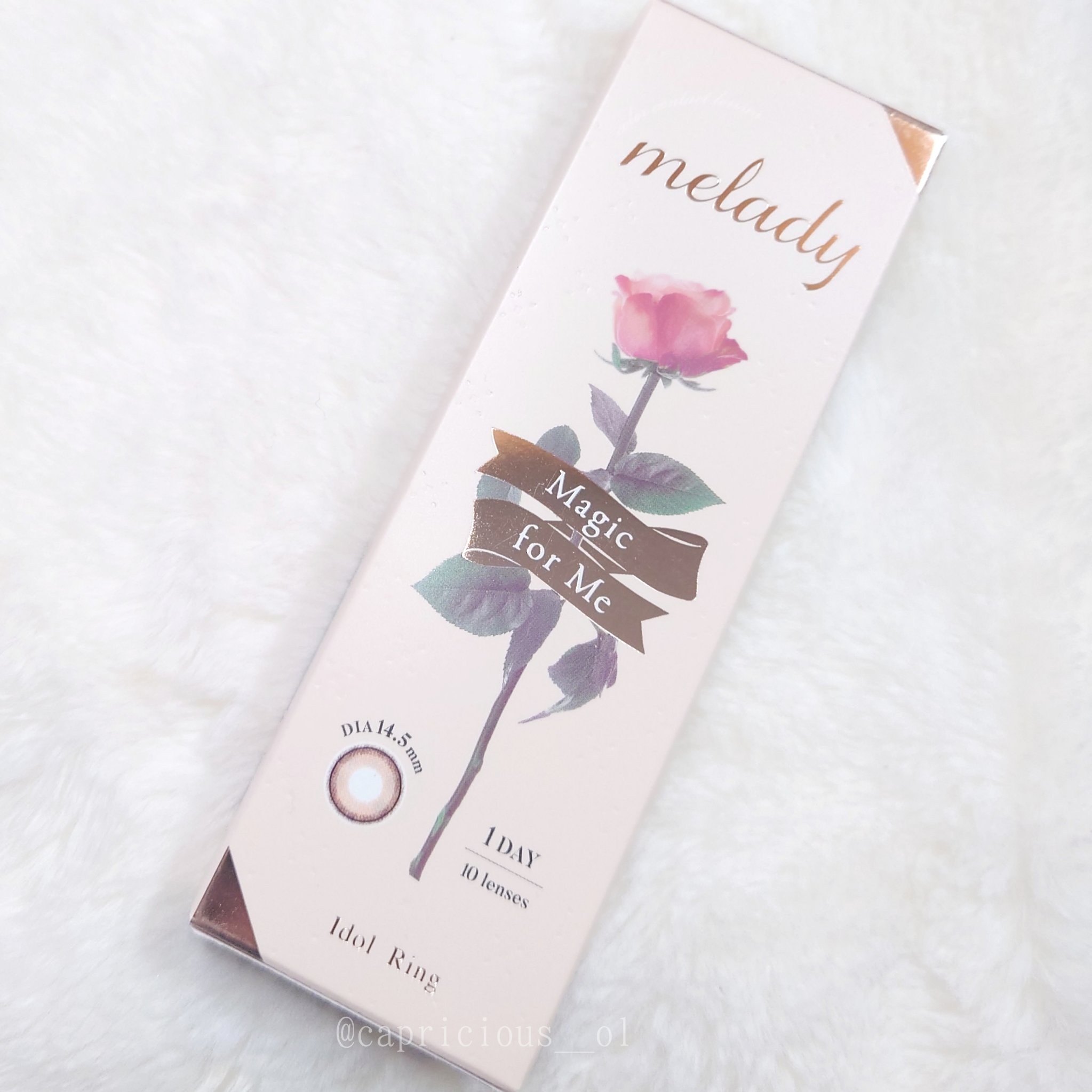 melady 1day アイドルリング/melady/ワンデー（１DAY）カラコンを使ったクチコミ（1枚目）