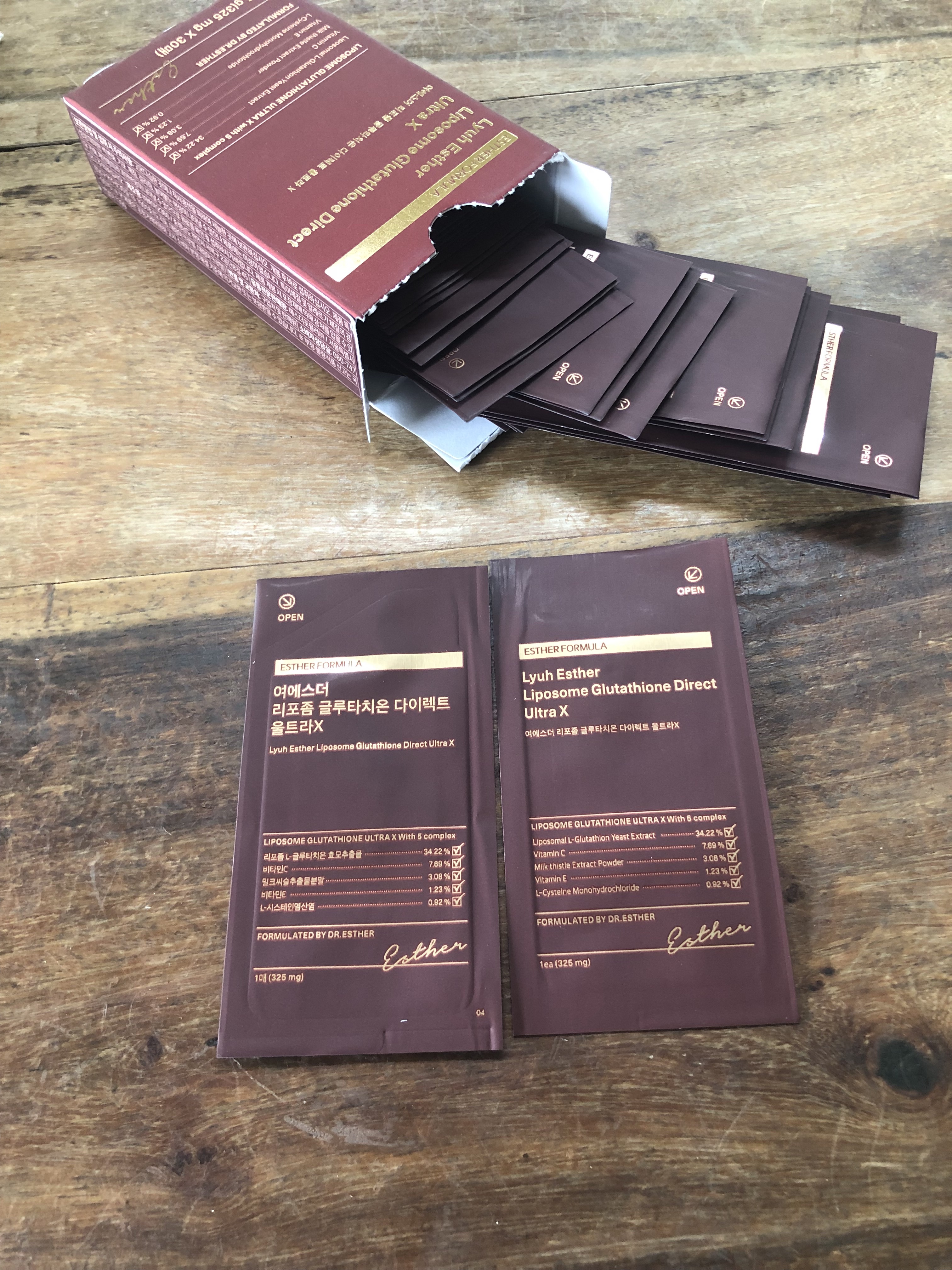 ヨエスターグルタチオンダイレクト５X/ESTHER FORMULA/美容サプリメントを使ったクチコミ（3枚目）