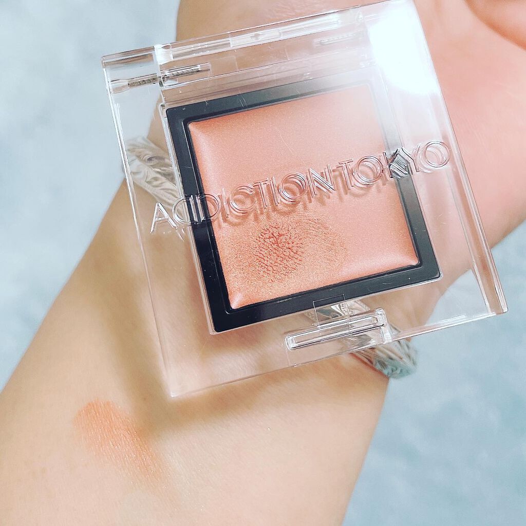 アディクション ザ アイシャドウ クリーム 002C Sunset Orange/ADDICTION/ジェル・クリームアイシャドウを使ったクチコミ（2枚目）