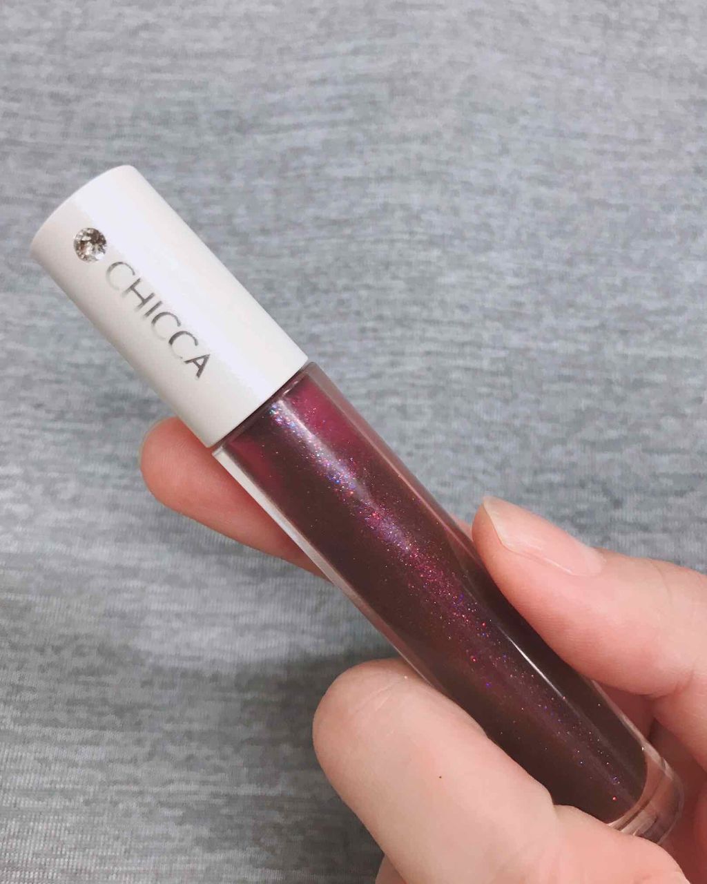 メスメリック グラスリップオイル/CHICCA/リップグロスを使ったクチコミ(2枚目)