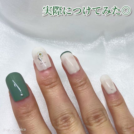 しずくネイルシール/キャンドゥ/ネイルシールを使ったクチコミ(2枚目)