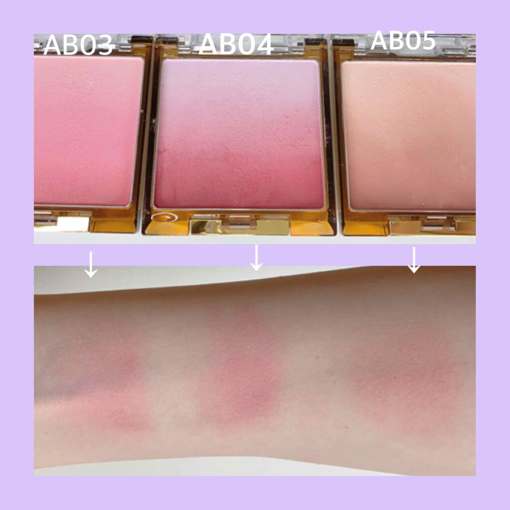 オーラティック ブラッシュ/excel/パウダーチークを使ったクチコミ（2枚目）