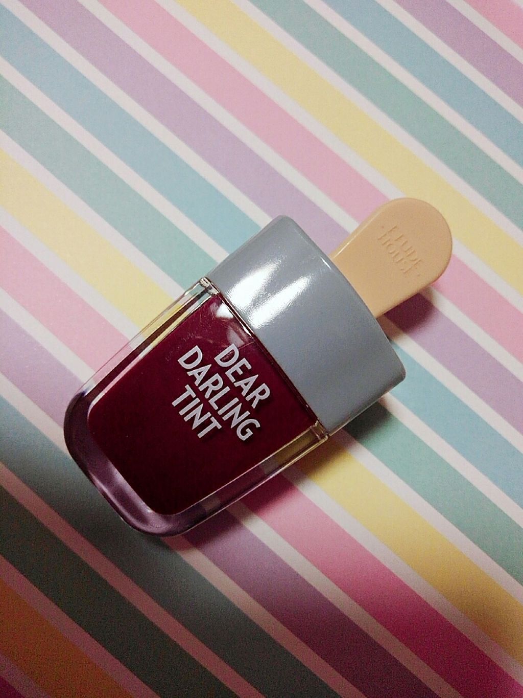 ディアダーリン ウォータージェルティント (アイスティント)/ETUDE/口紅を使ったクチコミ(1枚目)