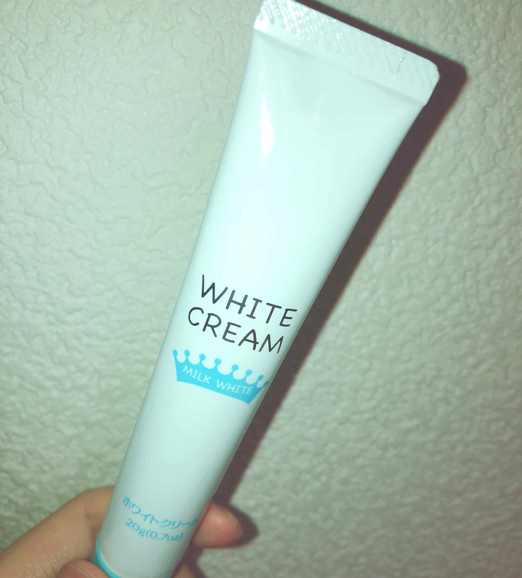 日本製ホワイトクリームＤ/DAISO/化粧下地を使ったクチコミ（2枚目）