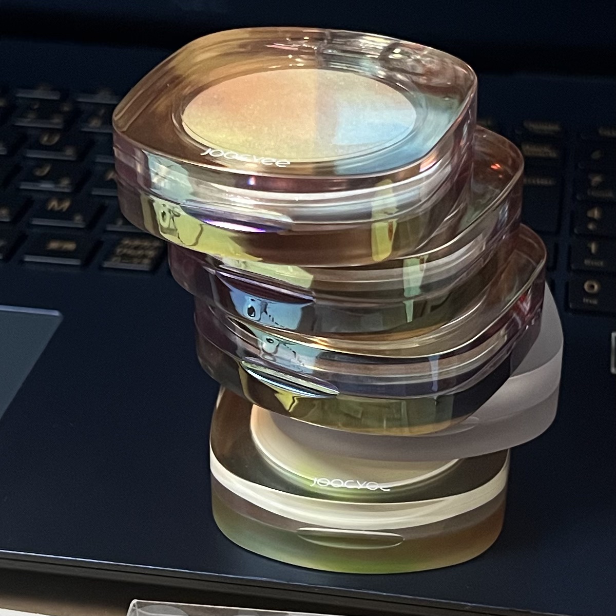 ダイヤモンドシェルハイライト 02 ダズリンヘイズ/Joocyee/パウダーハイライトを使ったクチコミ（1枚目）