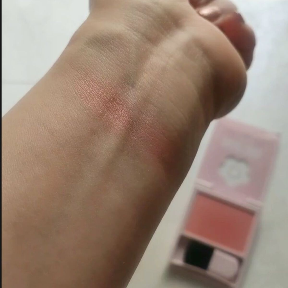 パウダーブラッシュ O-01 ウォームオレンジ/DAISY DOLL by MARY QUANT/パウダーチークを使ったクチコミ（3枚目）