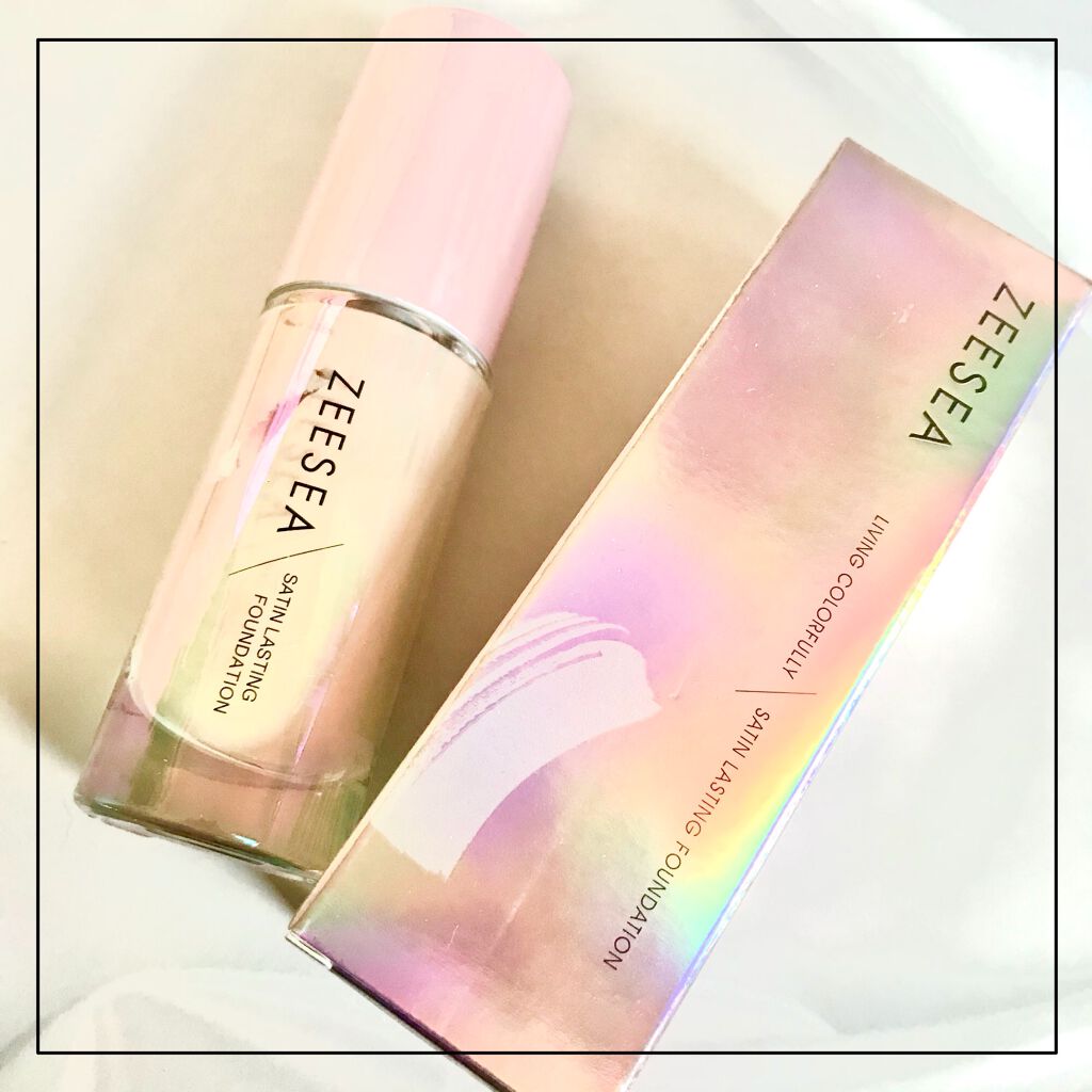サテンラスティングファンデーション/ZEESEA/リキッドファンデーションを使ったクチコミ（1枚目）