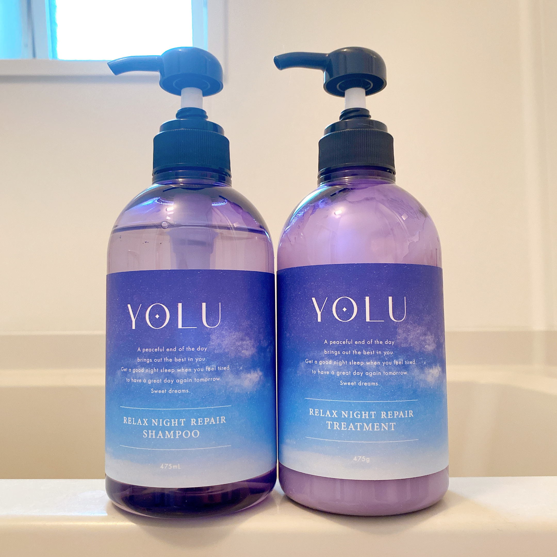 リラックスナイトリペア シャンプー／トリートメント/YOLU/市販シャンプーを使ったクチコミ（1枚目）