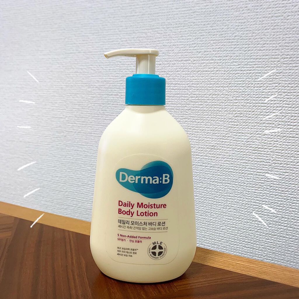 デイリーモイスチャーボディローション 257ml/Derma:B/ボディローションを使ったクチコミ（1枚目）
