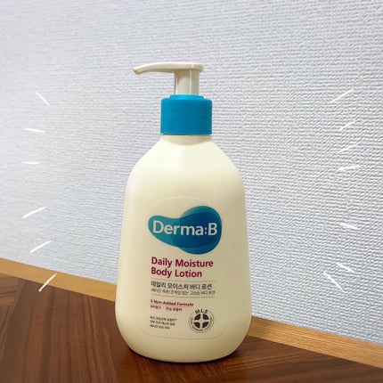 デイリーモイスチャーボディローション/Derma:B/ボディローションを使ったクチコミ(1枚目)