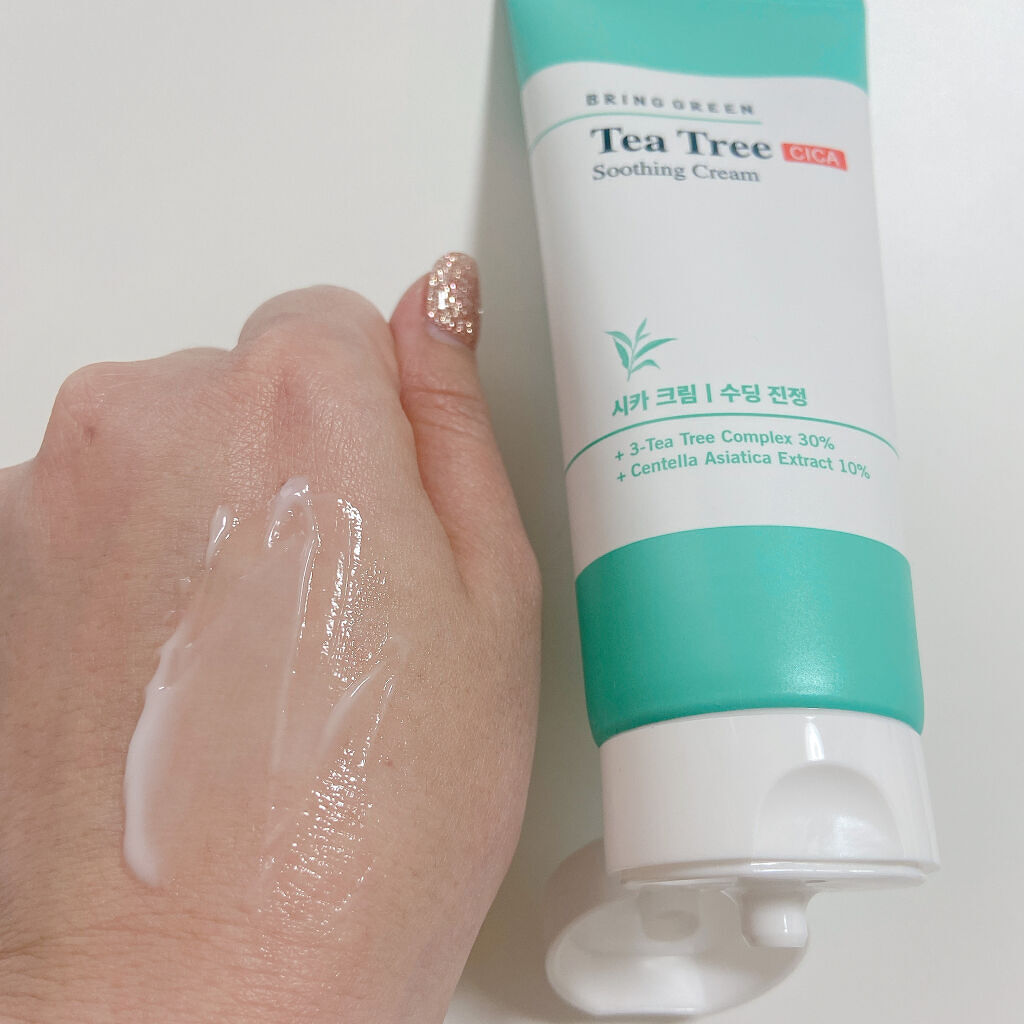 ティーツリーシカスージングクリーム/BRING GREEN/フェイスクリームを使ったクチコミ（3枚目）