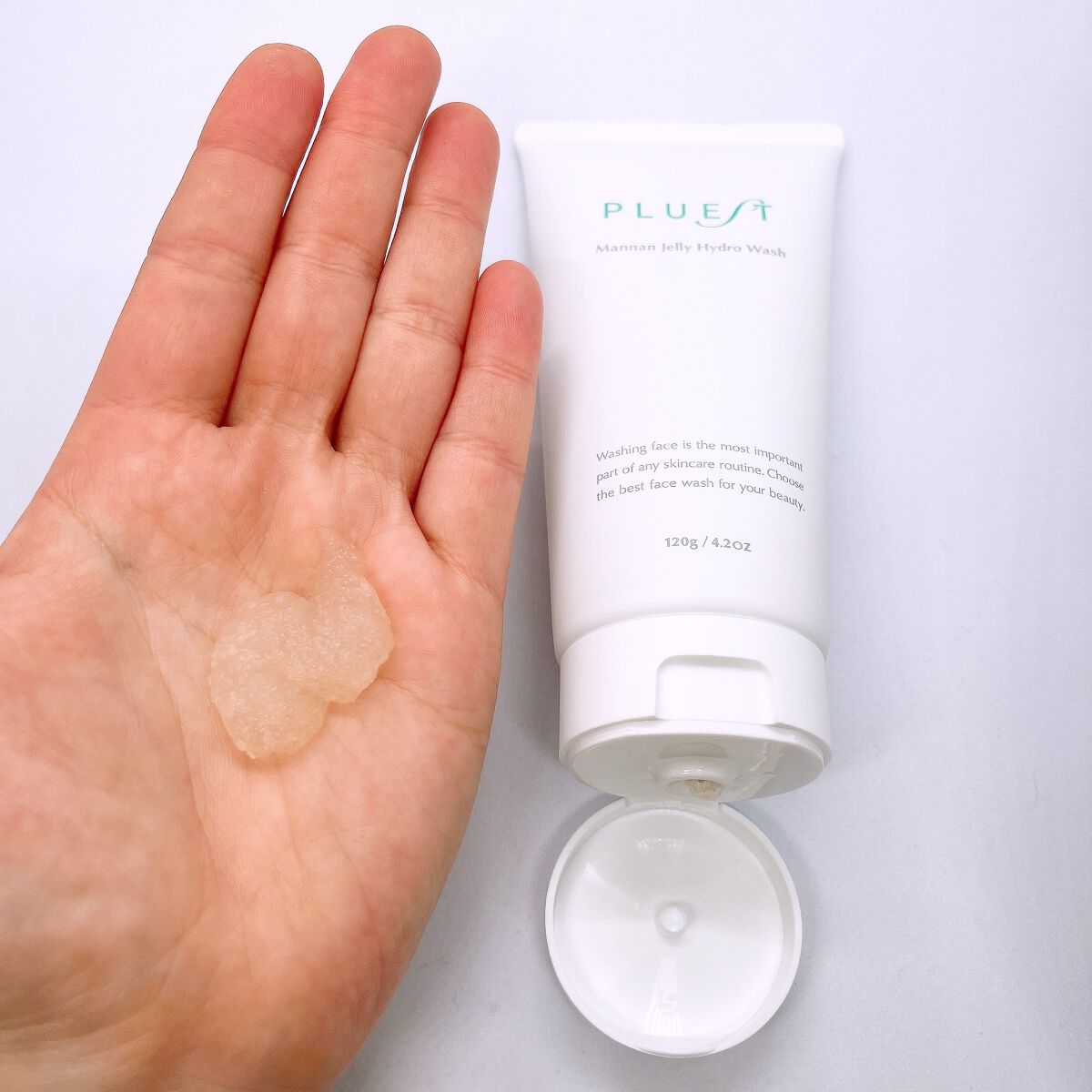 マンナンジェリーハイドロウォッシュ/PLUEST/洗顔料を使ったクチコミ(3枚目)