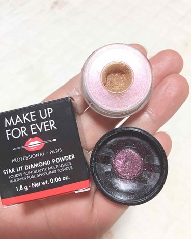 スターリットダイアモンドパウダー 107 ブロンズ/MAKE UP FOR EVER/シングルアイシャドウを使ったクチコミ（1枚目）