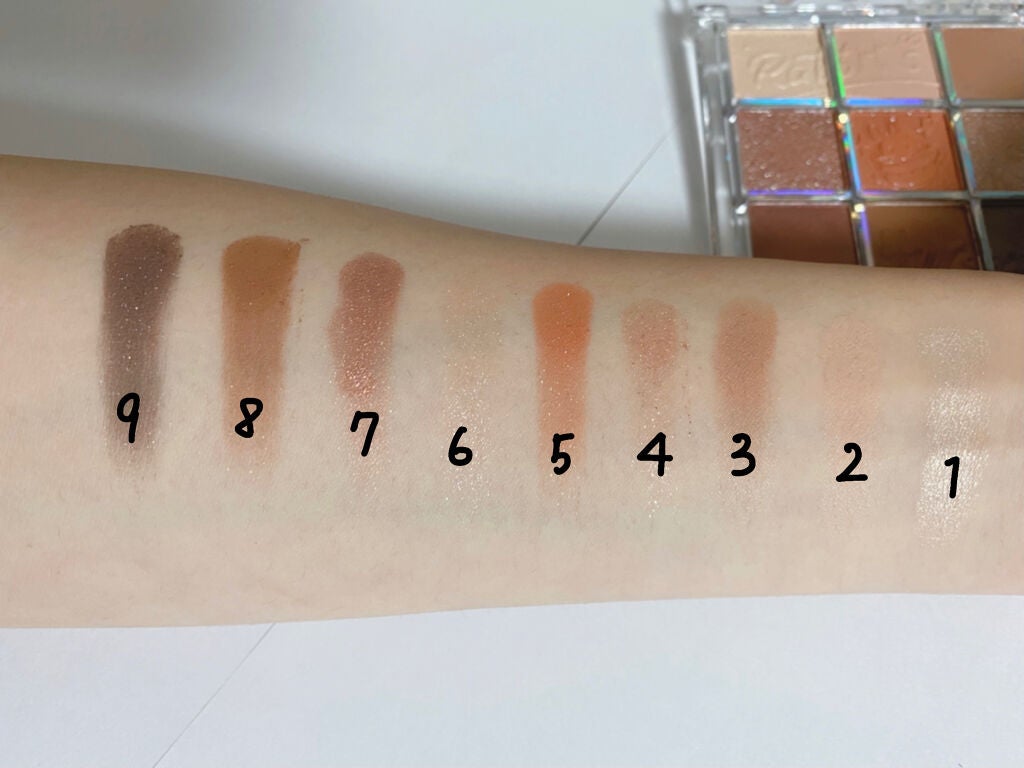 クォーツ 9色アイシャドウパレット(ドリームランドアイシャドウ)/ZEESEA/アイシャドウパレットを使ったクチコミ(5枚目)