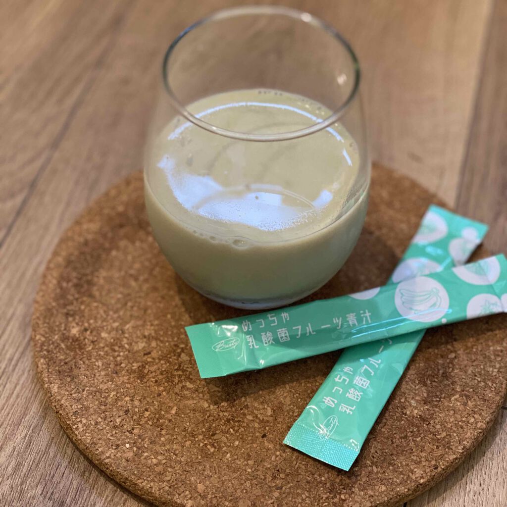 めっちゃ乳酸菌フルーツ青汁/味源/青汁を使ったクチコミ(2枚目)