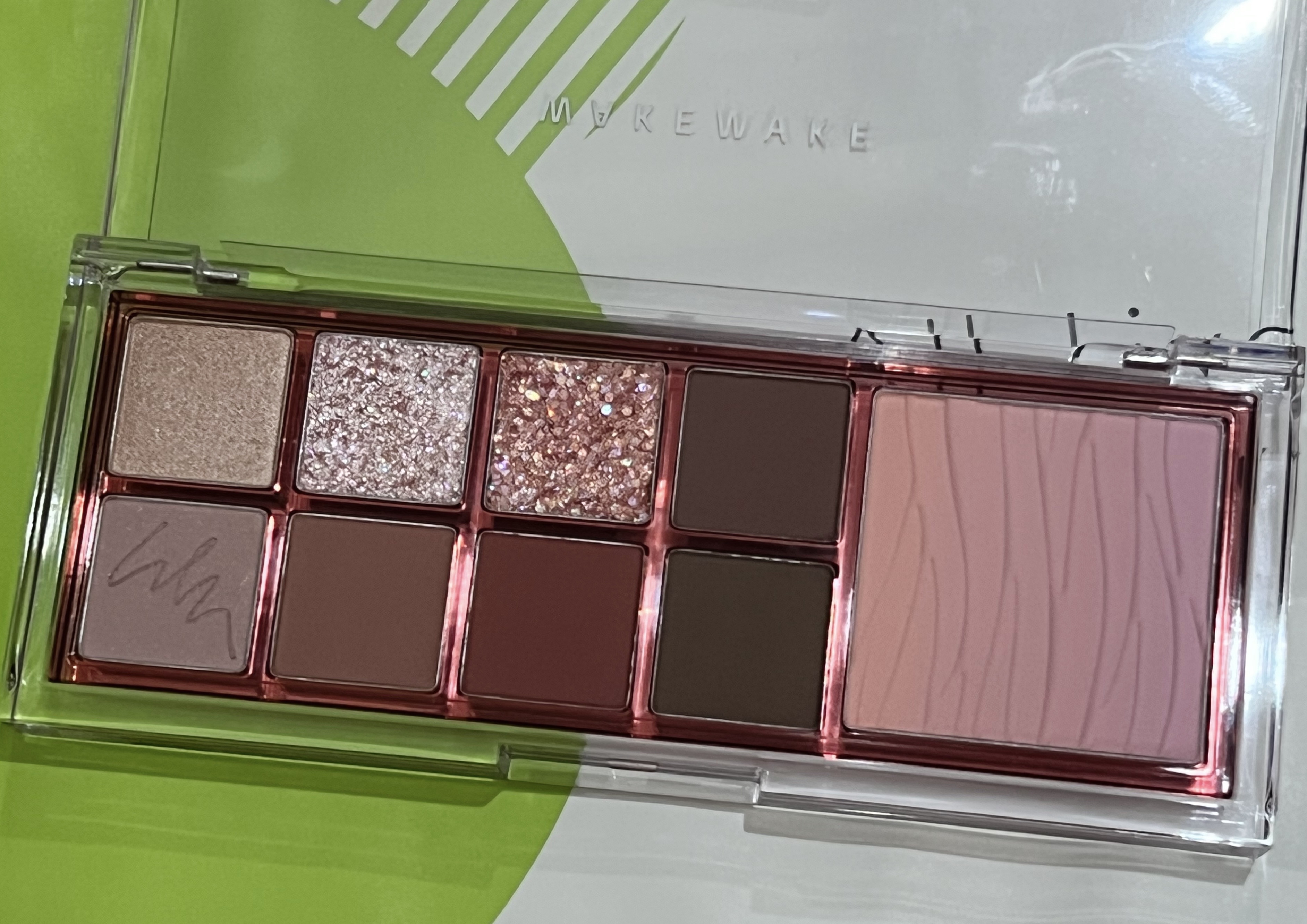 ミックスブラーリングアイパレット 01 オーキッドモーブ/wakemake/マルチパレットを使ったクチコミ（1枚目）