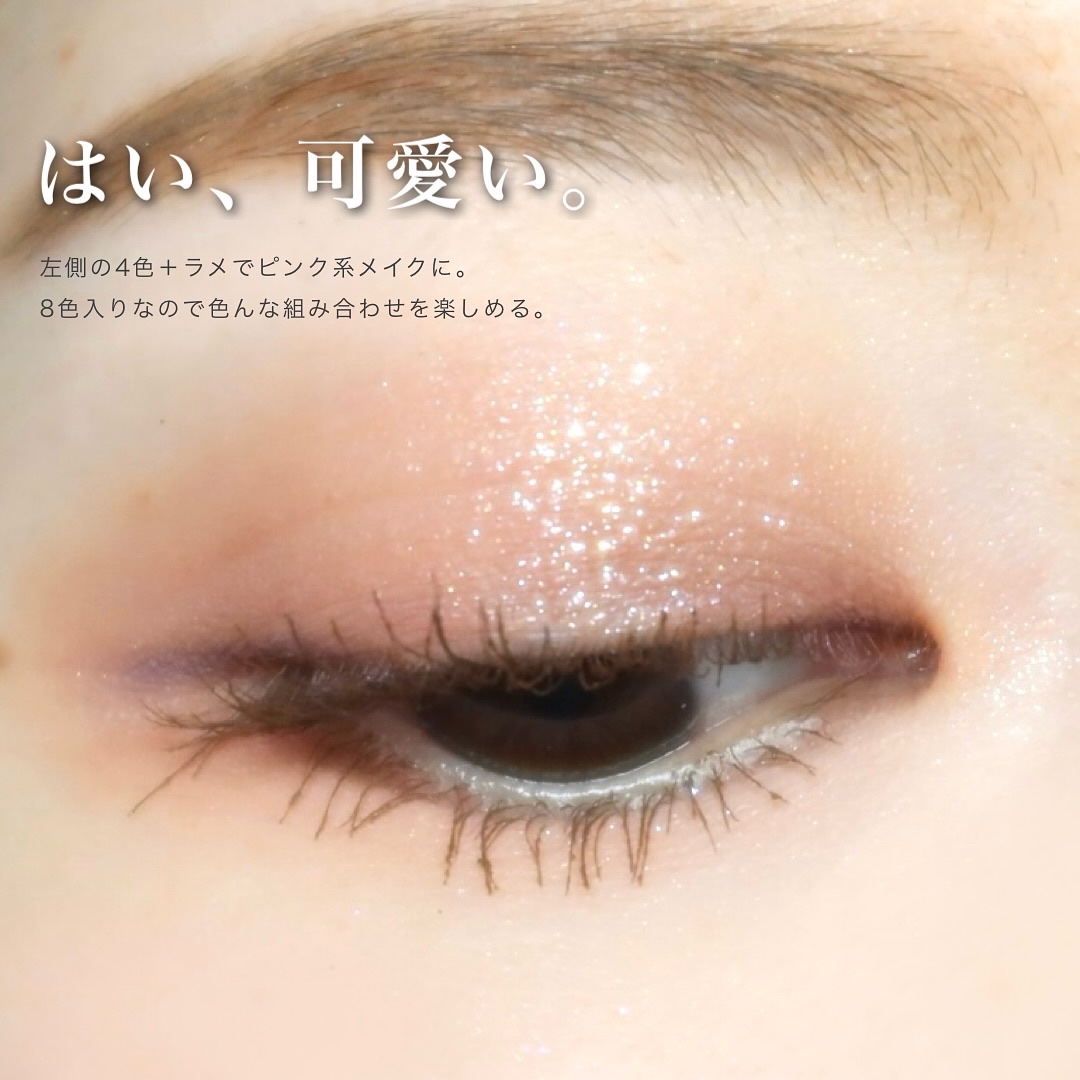 プティパレットアイズ（マットタイプ）/キャンメイク/パウダーアイシャドウを使ったクチコミ（3枚目）