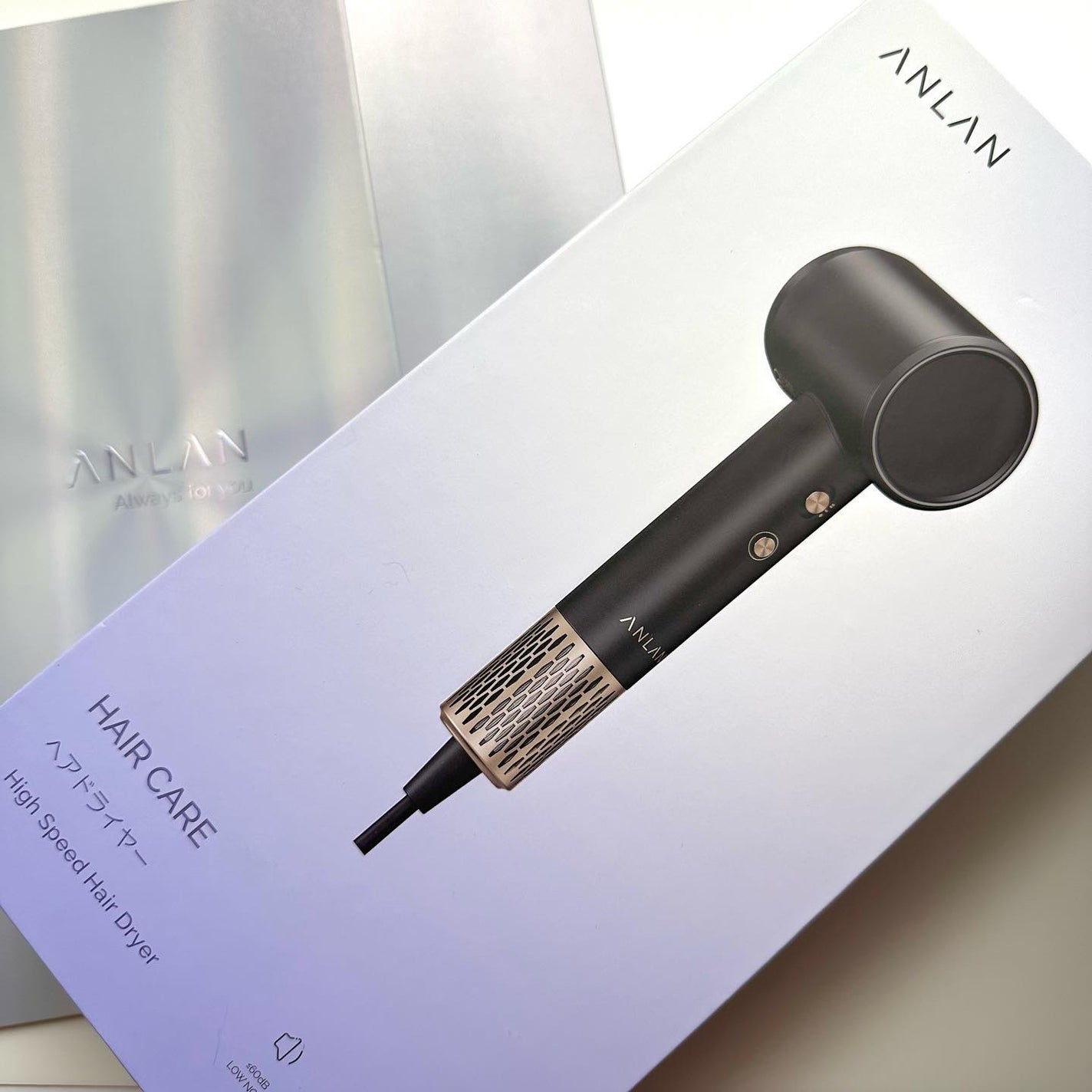 ダブルケアドライヤー/ANLAN/ドライヤーを使ったクチコミ(4枚目)