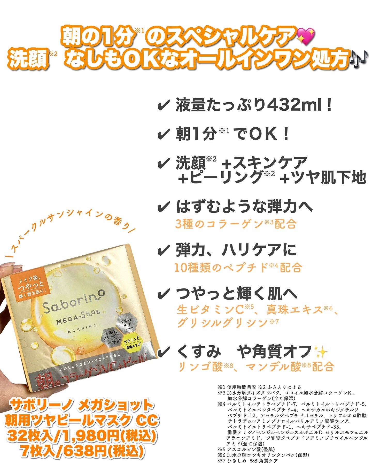 サボリーノ メガショット 朝用ツヤピールマスク CC/サボリーノ/シートマスク・パックを使ったクチコミ（3枚目）