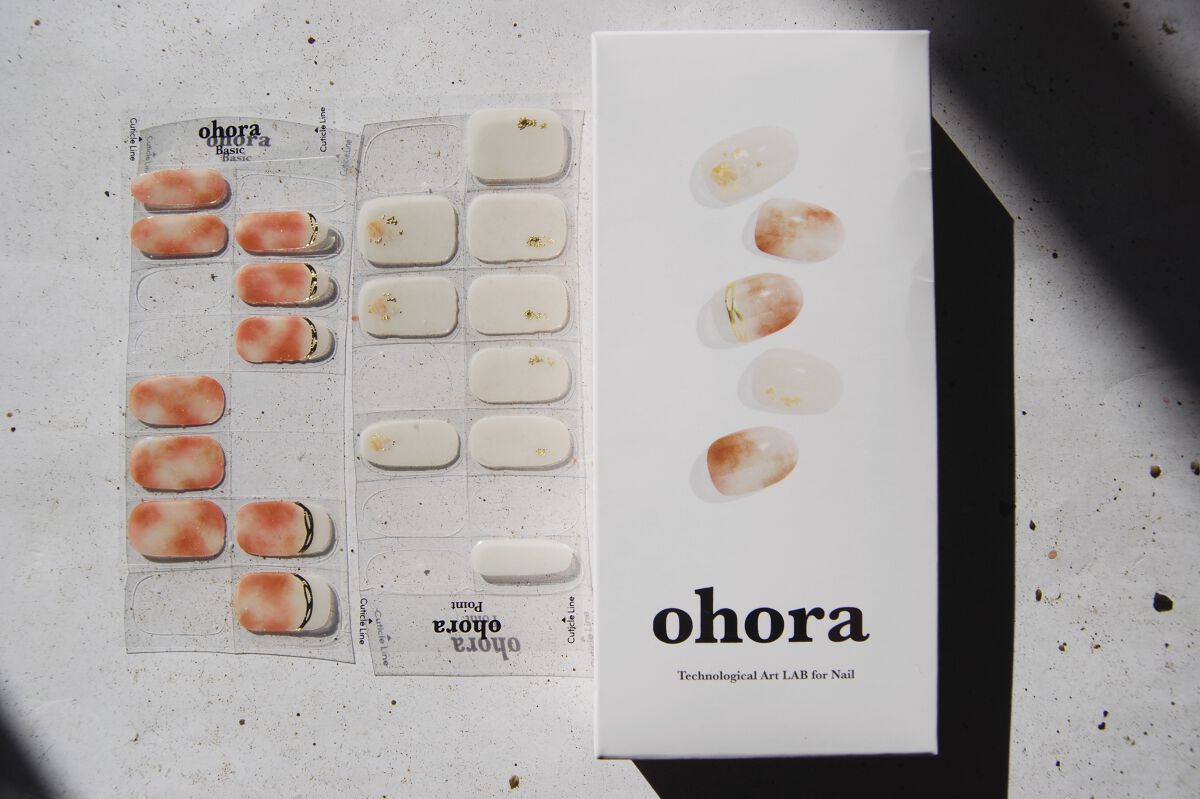 セミキュアジェルネイル（ハンド）/ohora/ネイルシールを使ったクチコミ（3枚目）