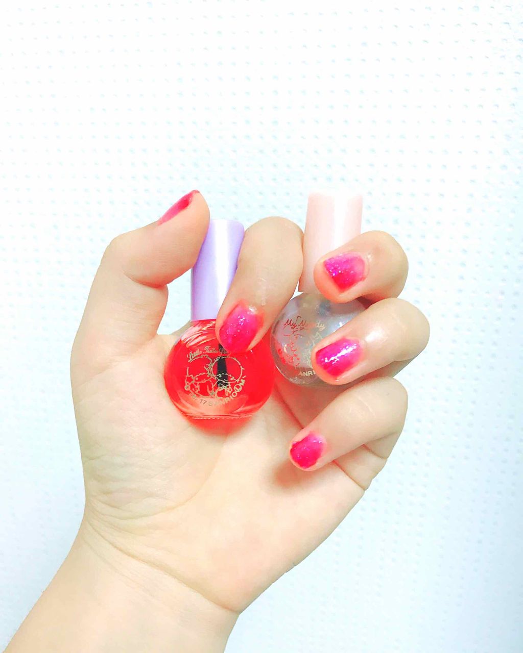 サンリオネイル/DAISO/マニキュアを使ったクチコミ（3枚目）