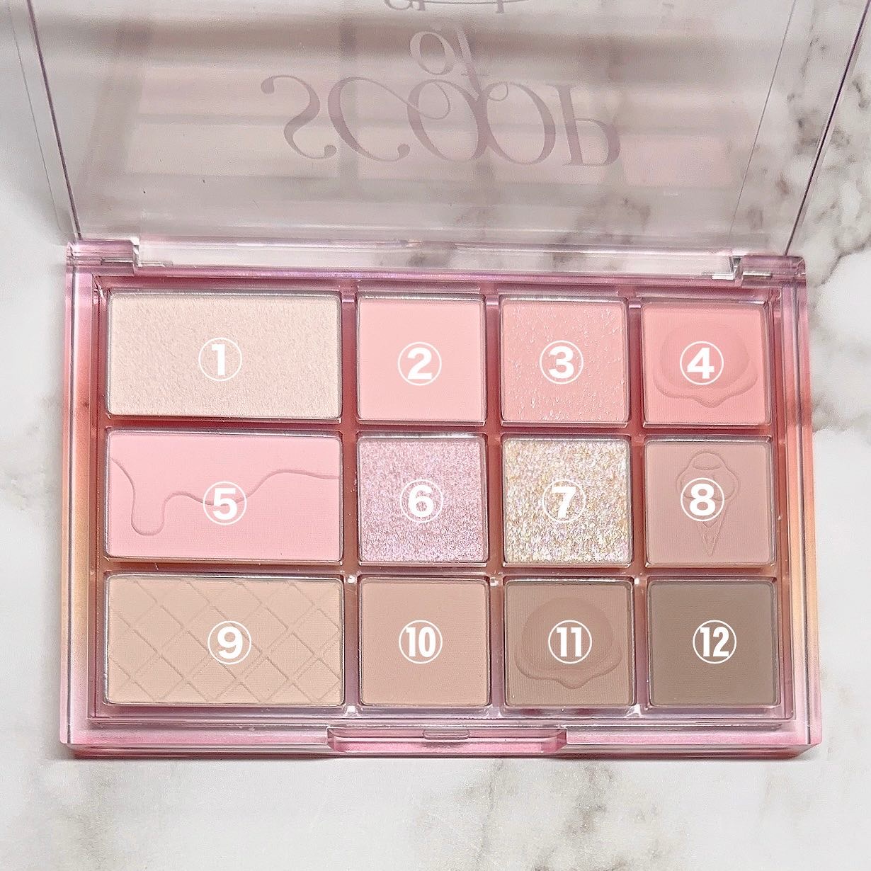 シェード アンド シャドウ パレット/CLIO/アイシャドウパレットを使ったクチコミ（3枚目）