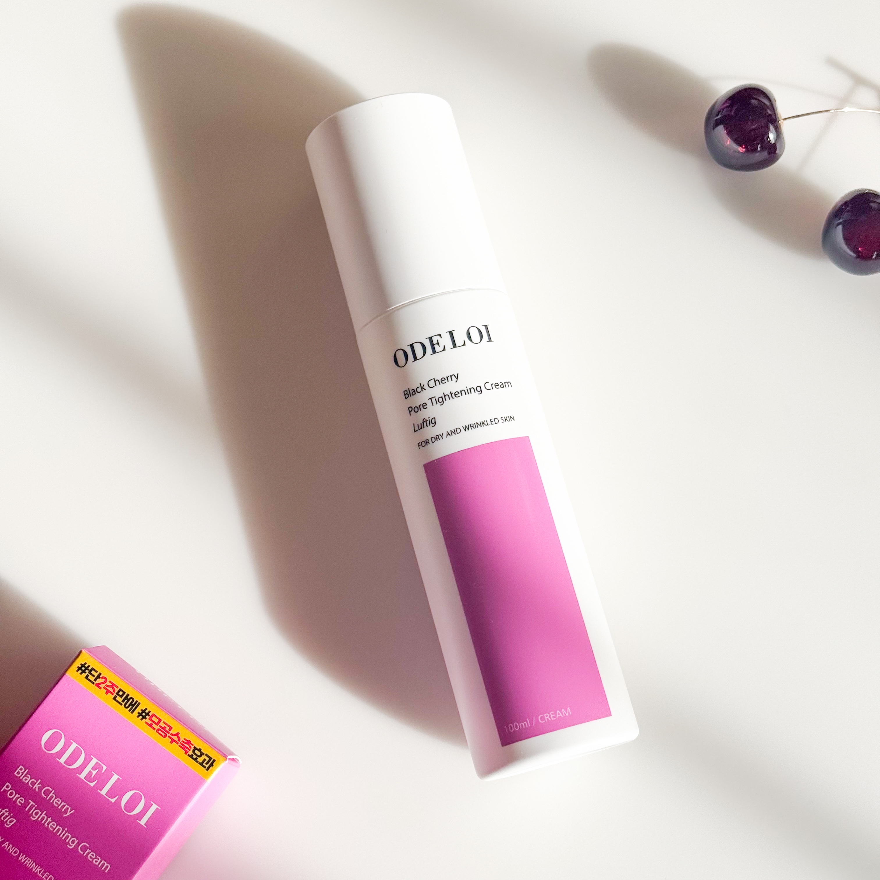 ブラックチェリー 毛穴引き締めクリーム ロフディ/ODELOI/フェイスクリームを使ったクチコミ（1枚目）