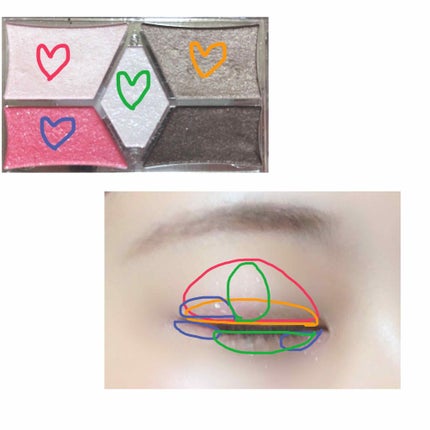 【旧品】パーフェクトスタイリストアイズ/キャンメイク/アイシャドウパレットを使ったクチコミ(4枚目)