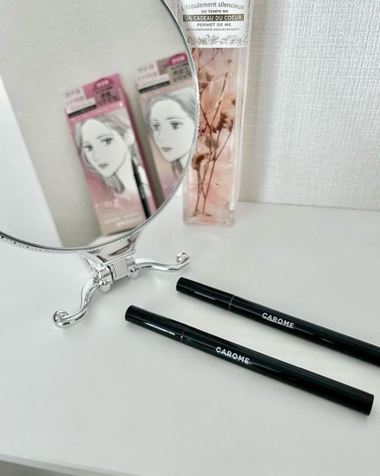 リキッドアイライナー サンセットブラウン/CAROME./リキッドアイライナーを使ったクチコミ(1枚目)