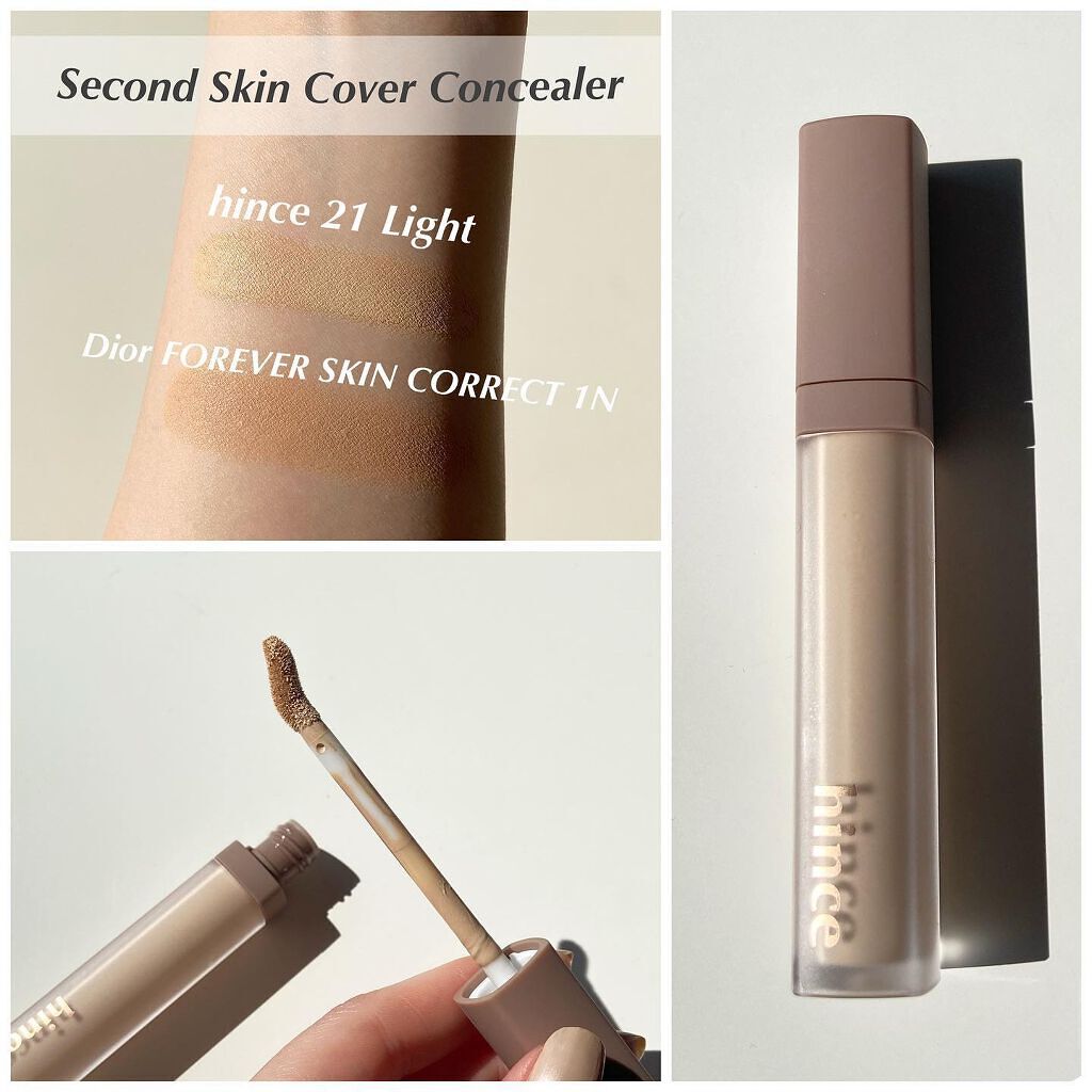 セカンドスキンファンデーション/hince/リキッドファンデーションを使ったクチコミ(4枚目)