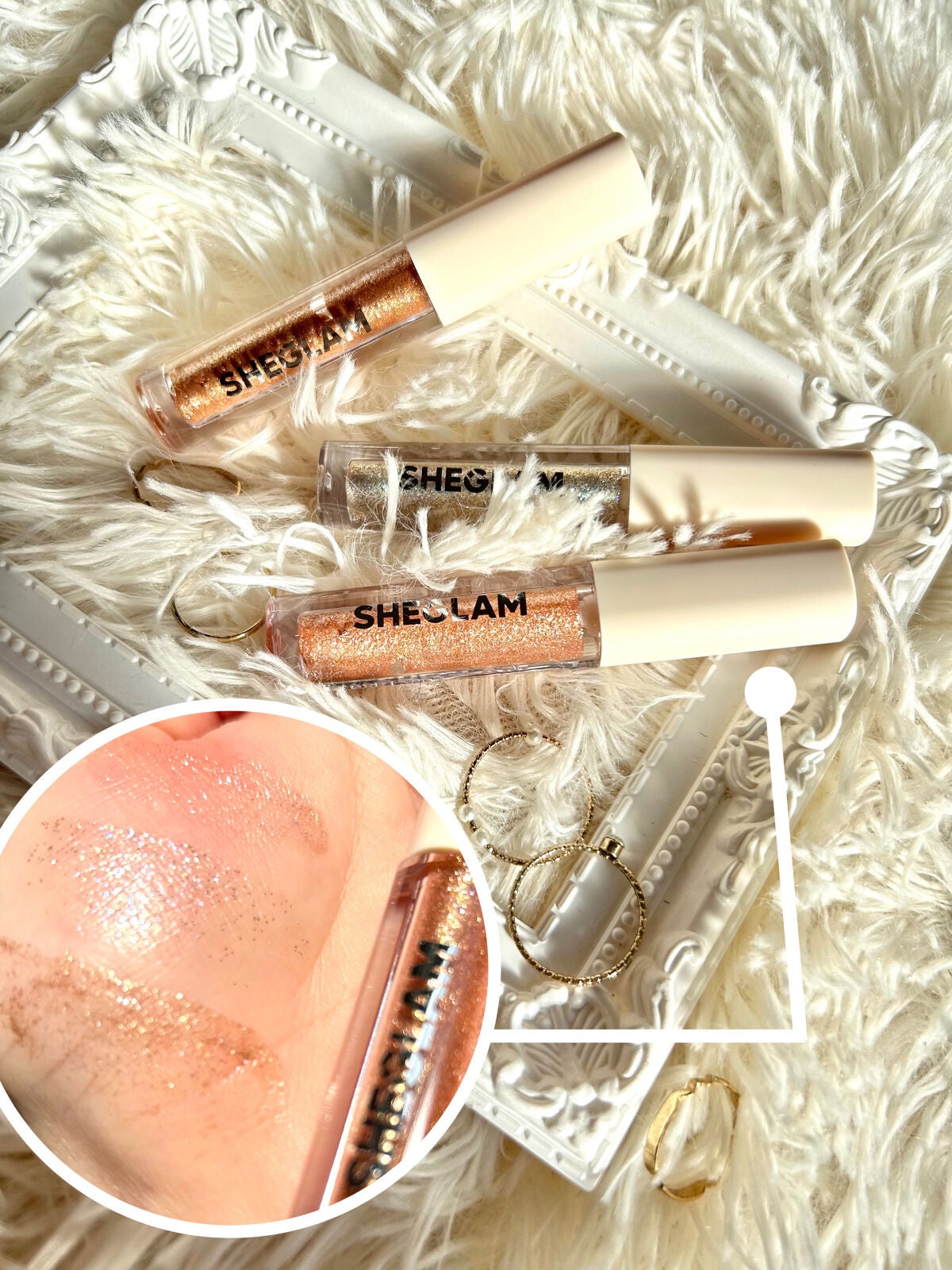 Starry Wish リキッドアイシャドウ/SHEGLAM/リキッドアイシャドウを使ったクチコミ(2枚目)